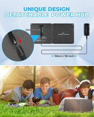 Ecosonique 10W Portable Solar Panel Charger