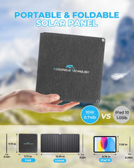 Ecosonique 10W Portable Solar Panel Charger