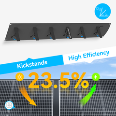 400W Portable Solar Panel for Most Power Stations, Foldable & Lightweight Solar Suitcase with Kickstands, 40V MC4 & Multi-Output for Solar Generators, RVs, Camping, and Outdoor Use